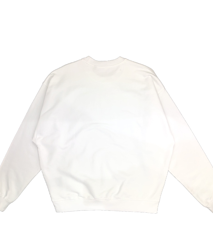Heavyweight Crewneck Optic - white