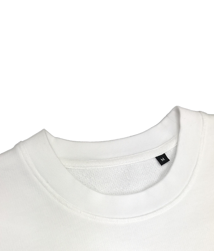 Heavyweight Crewneck Optic - white