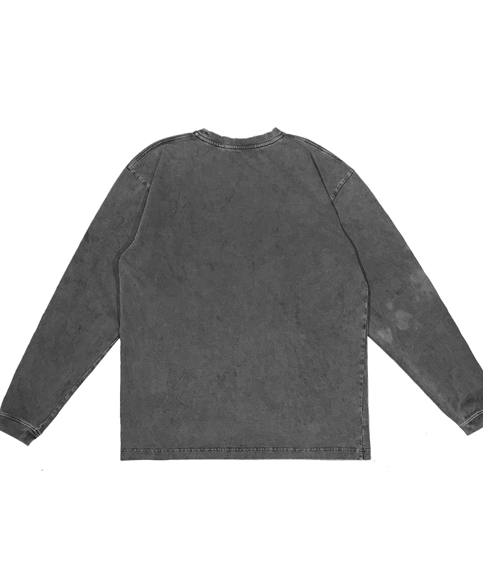 Heavy Luxury Tee Longsleeve - Vintage Gray